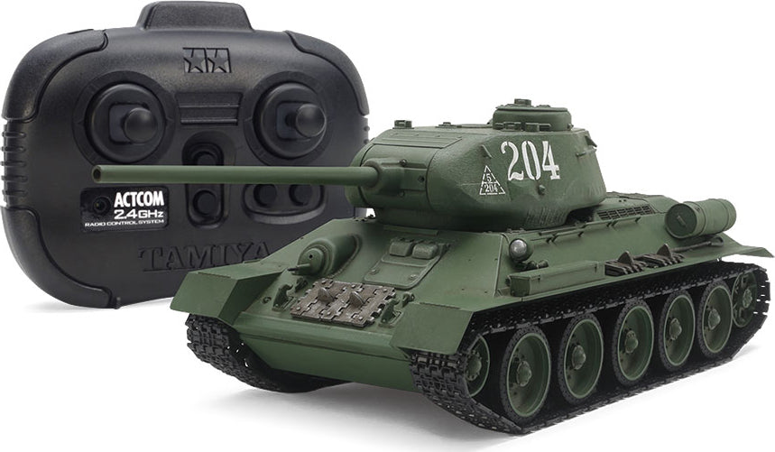 1/35 R/C Russian Medium Tank T-34-85 (w/Control Unit)